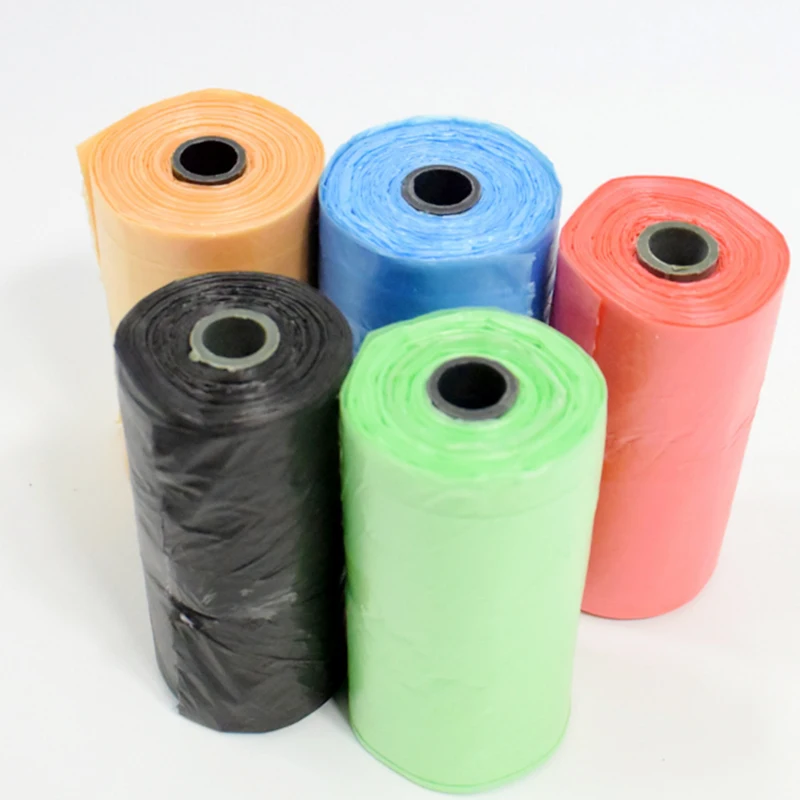 

3 Rolls of 60 Pcs garbage bags multiple colour pooper Bags Dog Garbage Poop Refill Bags Pick Up Trash bag Pet cleaning supplies