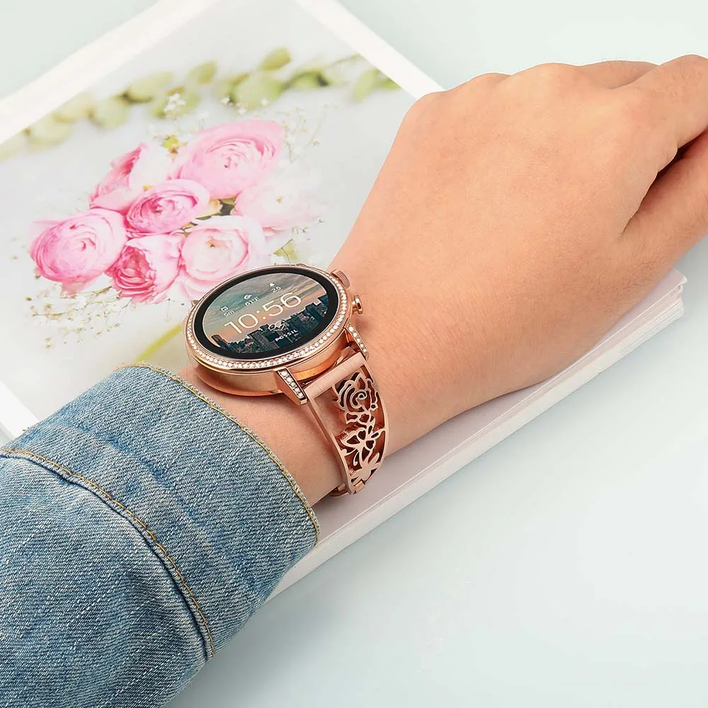 Женский ювелирный ремешок для часов Fossil Gen 4 Q Venture HR/Gen 3 Venture/Q Tailor/Q Scarlette Band Quick Release