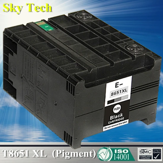 T8651 XL пигментные картриджи совместимые с чернилами подходят для Epson совместимыми