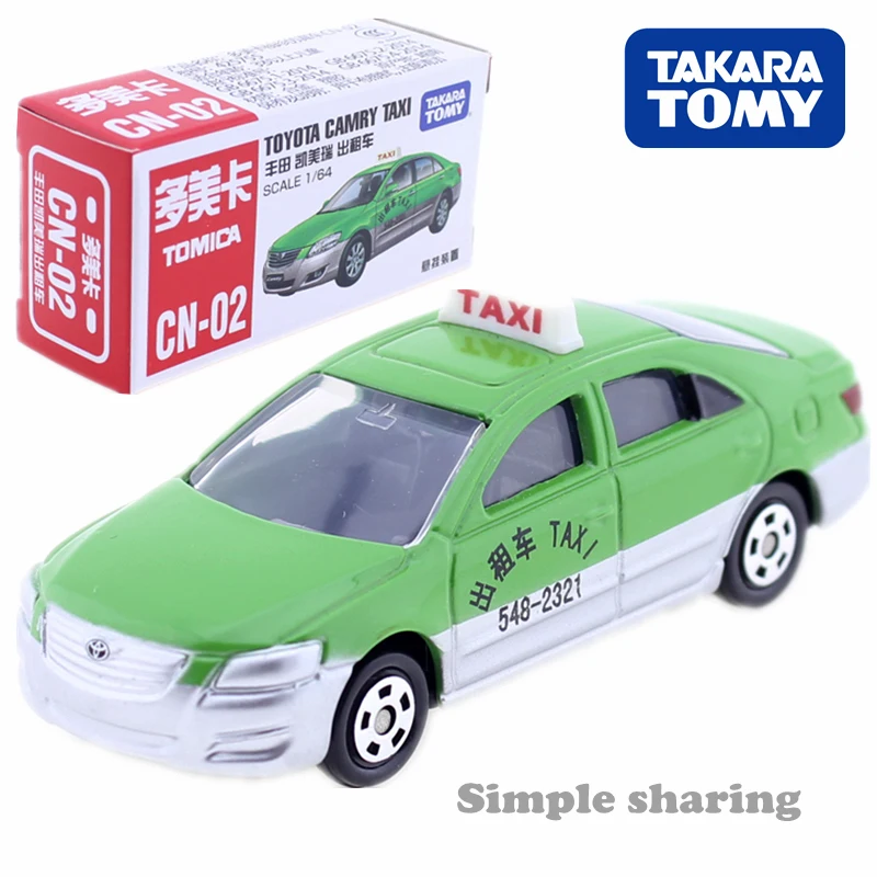 Модель автомобиля Tomica CN 02 Toyota Camry TAXI Takara Tomy литая металлическая модель новые