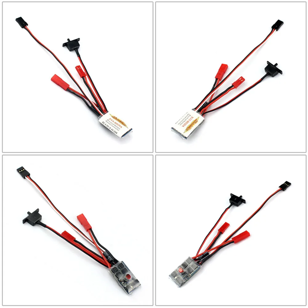 Автомобильный регулятор скорости двигателя F05614 20A с щеткой ESC без тормоза для 1/16