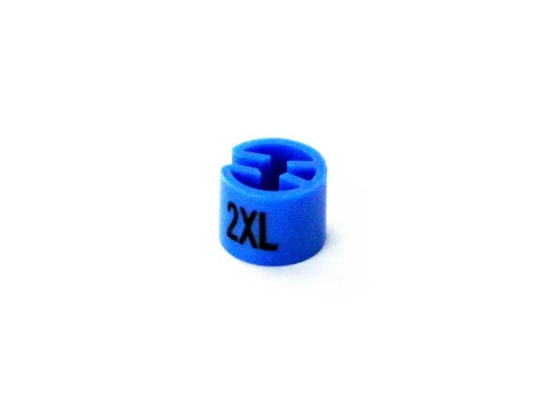 

Plastic Hanger Size Markers With Printing, Sizes And Colors Assorted S/m/l/xl/xxl, Tube Shape, Hanger Divider Accessories
