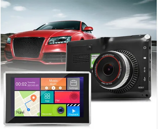 5-дюймовая Android GPS с wifi DDR 512M flash8G plus 1080P фронтальная камера полной загрузкой карт