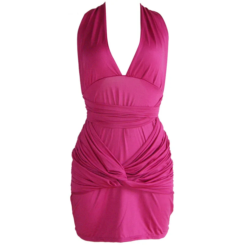 Женское облегающее мини платье с V образным вырезом 4 цвета|mini dress|bodycon mini dressparty