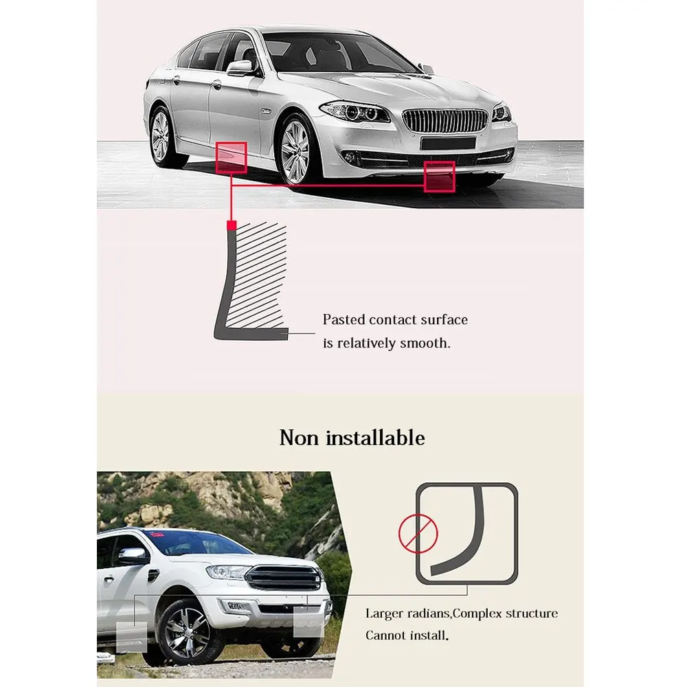 DSYCAR 1 комплект 8.2ft/2,5 m Универсальный карбоновый передний бампер для губ сплиттер спойлер боковая юбка для автомобиля грузовик обод протектор