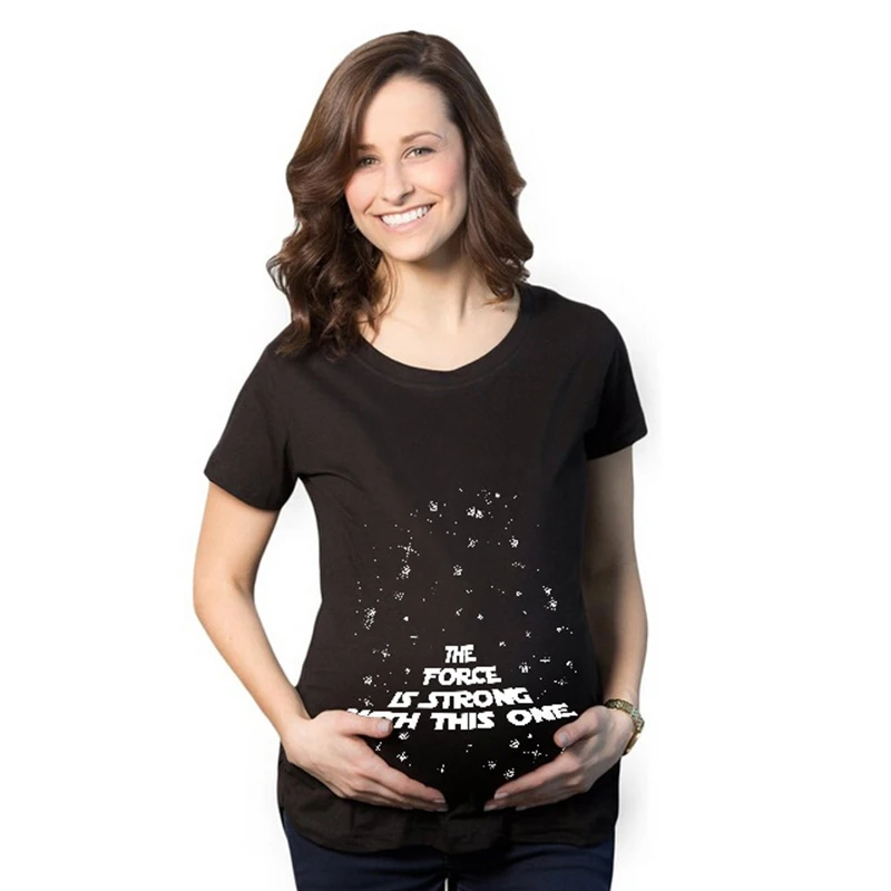 Футболка женская летняя с круглым вырезом|shirts for pregnant|funny pregnancy t shirtspregnancy shirt |