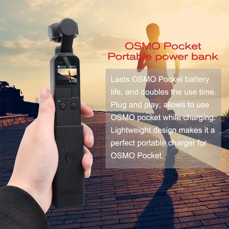 Подставка держатель для зарядного устройства USB Type C портативный DJI OSMO POCKET Handheld