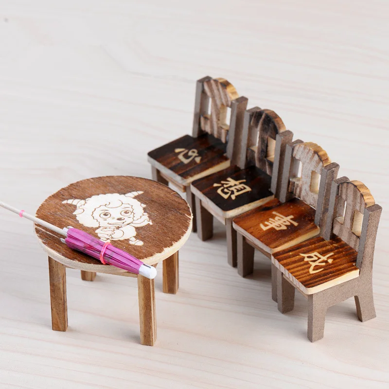 Распродажа искусственный дом микро настольное ландшафтное украшение ручной