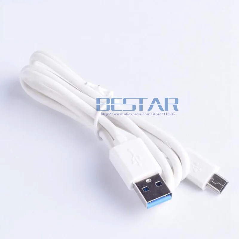 Оптовая продажа белый и черный 100 см 1 м 3 фута мини usb 5P 5pin штекер USB 2 0 мужской