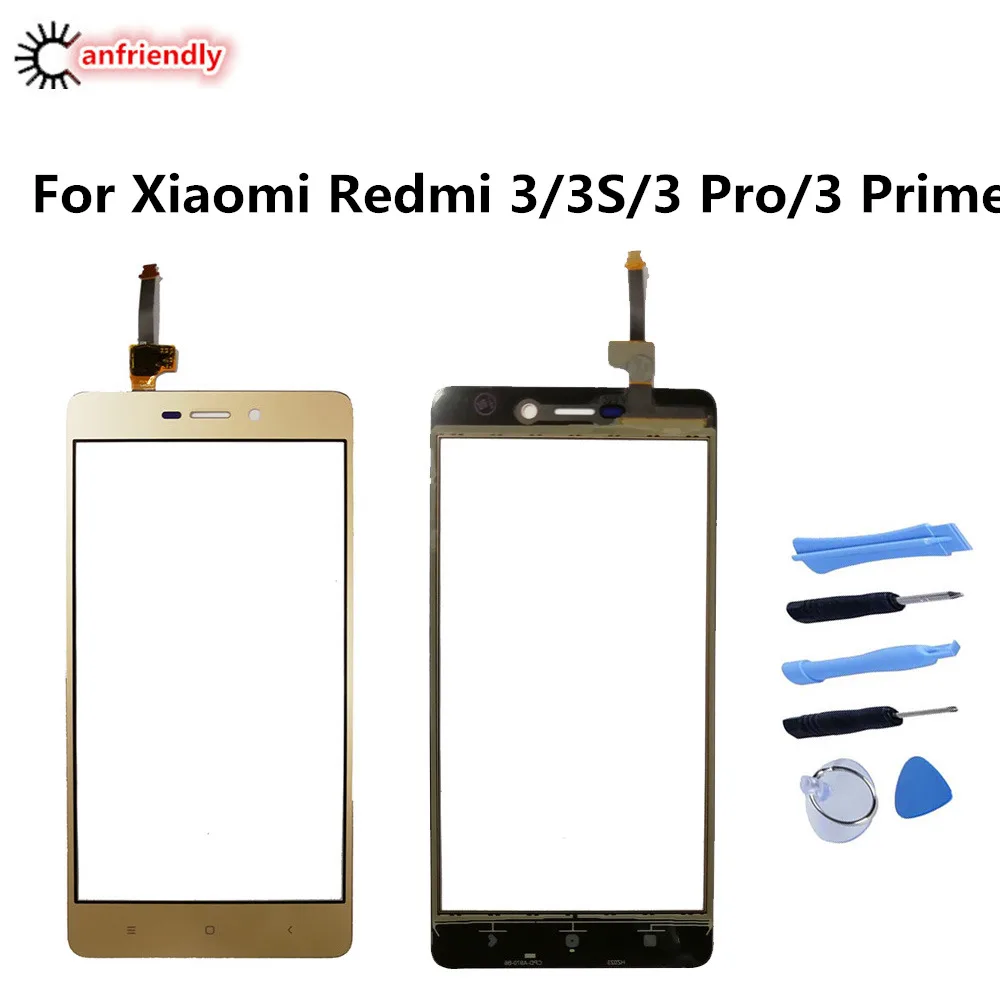 

Для Xiaomi Redmi 3 S 5,0 "сенсорная панель экрана для замены дигитайзера сенсорного телефона Переднее стекло для Xiaomi Redmi 3/3 S/3 Pro/3 Prime