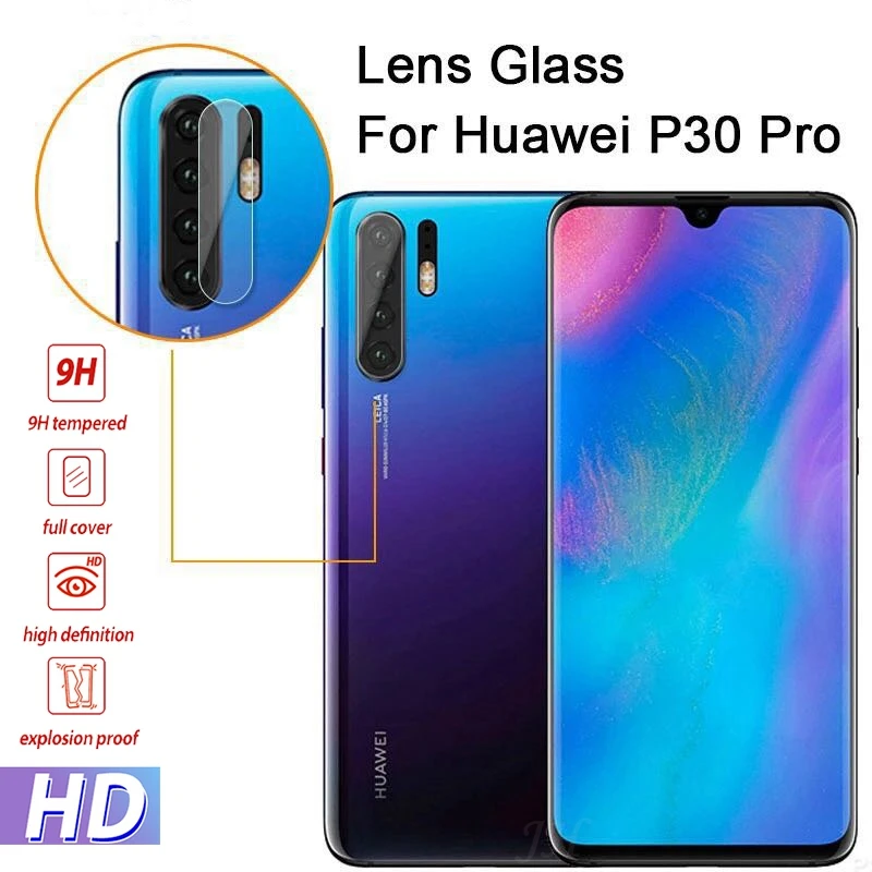 2 шт. закаленное стекло для Huawei P30 Pro объектив камеры P20 задняя камера