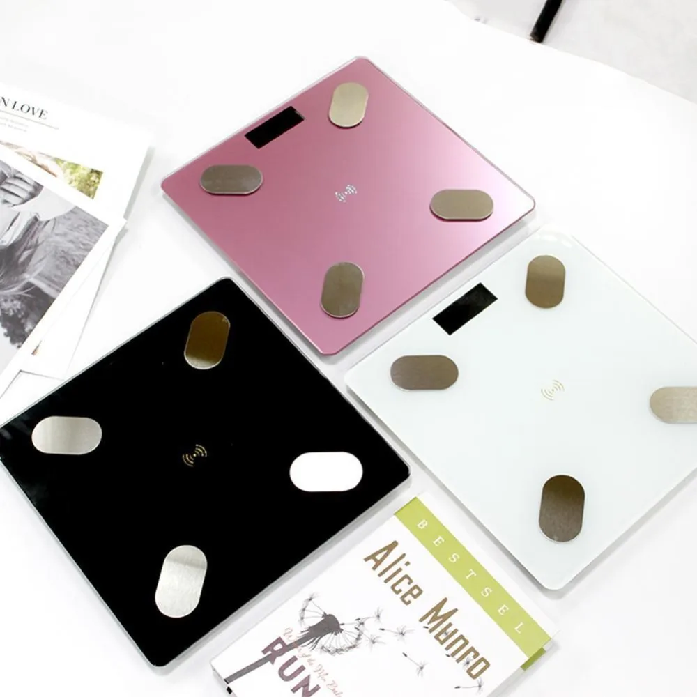 Высокотехнологичные напольные весы для измерения жира тела умные электронные со