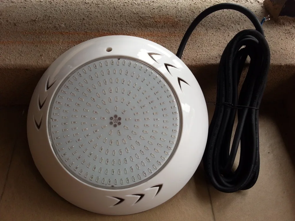 HT подводный светодиодный свет для бассейна SMD55W 12 В RGB пластик смола Водонепроницаемый IP68 настенный Цвет Изменение фонтан лампа