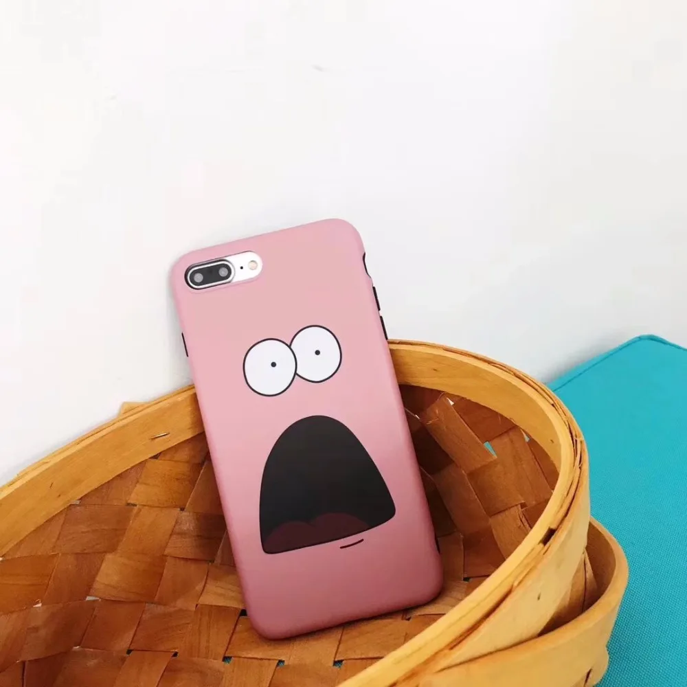 ZMASI Funny Expression Phone Case For iPhone X Cases 7 6S 6 8 Plus Back Cover Soft Cartoon TPU Coque |