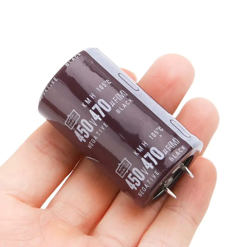 

Electric Welder 450V 470uF Aluminum Electrolytic Capacitor Volume 30x50