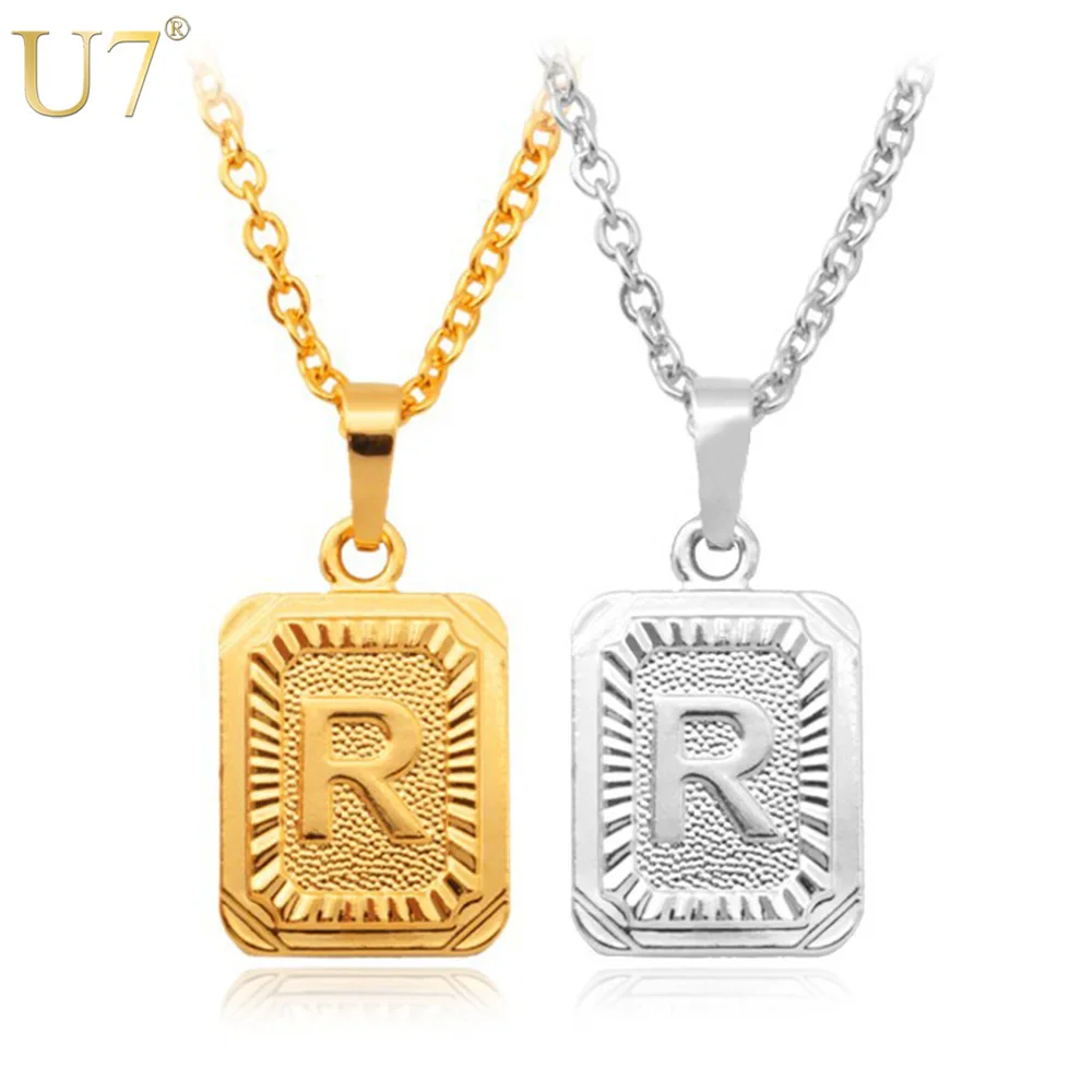 U7 Цепь Мужская Медали Подвески Позолоченные Ювелирные Изделия Оптовая для