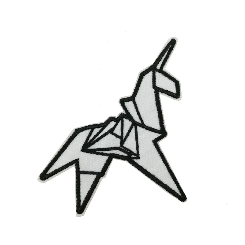 Оригами Единорог Blade runner фильм с вышивкой новинка нашивки для утюга и пришивания