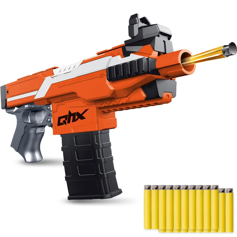 MP7 Электрический взрыв мягкая пуля пистолет костюм для Nerf пули игрушечная винтовка детская наружная Пистолетная Дротика бластер игрушка