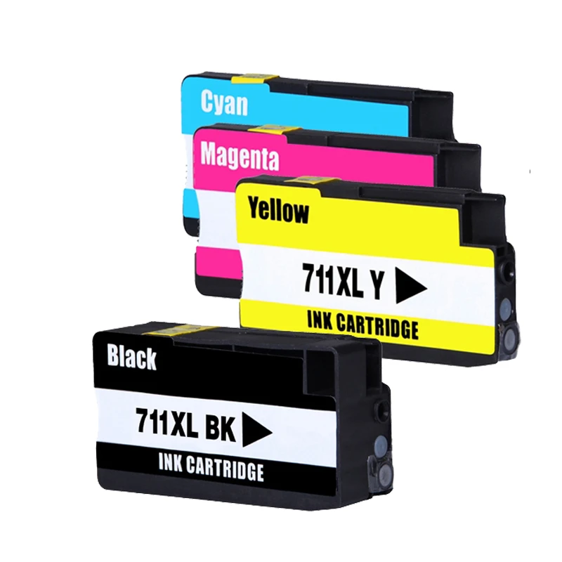 1 Набор сменных чернильных картриджей для HP 711XL 711 T120 24 в ePrinter/T120 T520 610 мм ePrinter|ink
