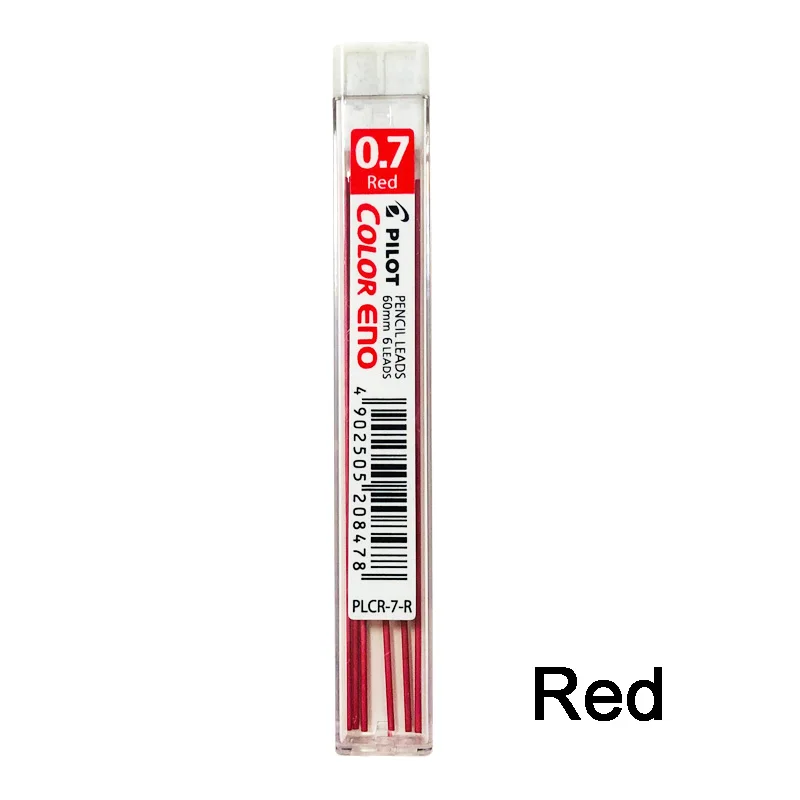 RED Refill Pilot 1 шт. HCR-197 Eno 0,7 мм механические карандаши 8 цветов механические карандаши или заправки для офиса и школы канцелярские принадлежности - Цвет: RED Refill