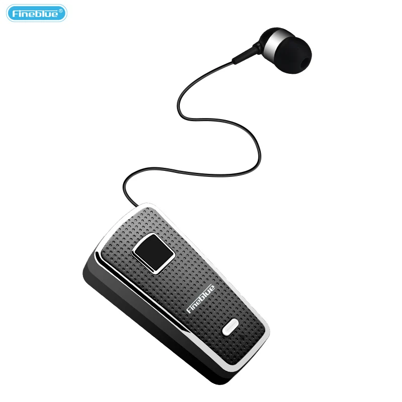 Fineblue F970 bluetooth headphones Business wireless headset collar clip telescopic design 100mAh for 6H calls call vibration |