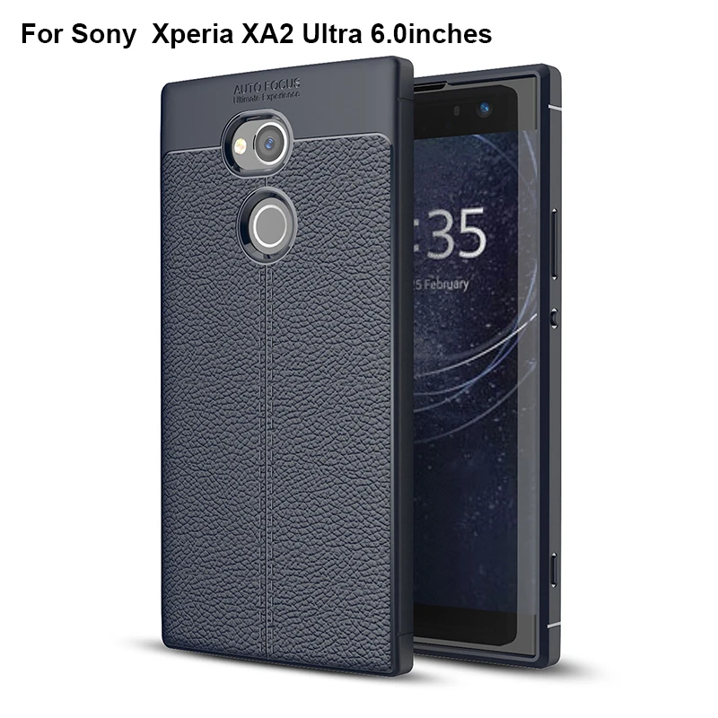 2 шт. чехол для Xperia XA2 Ultra Мягкий Силиконовый ТПУ Sony X A2 6 0 полностью защитный