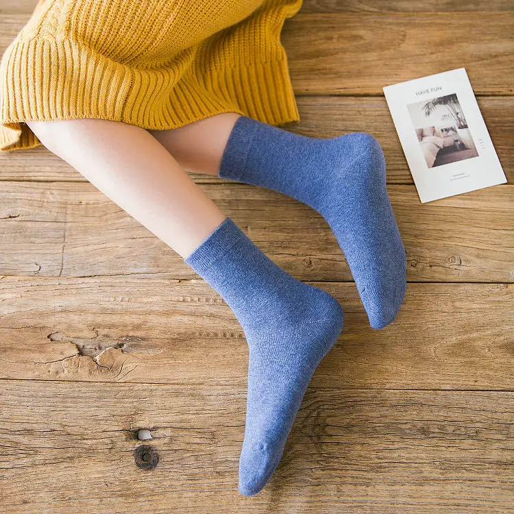 5 пар/партия женские хлопковые носки модные 71003 | Женская одежда