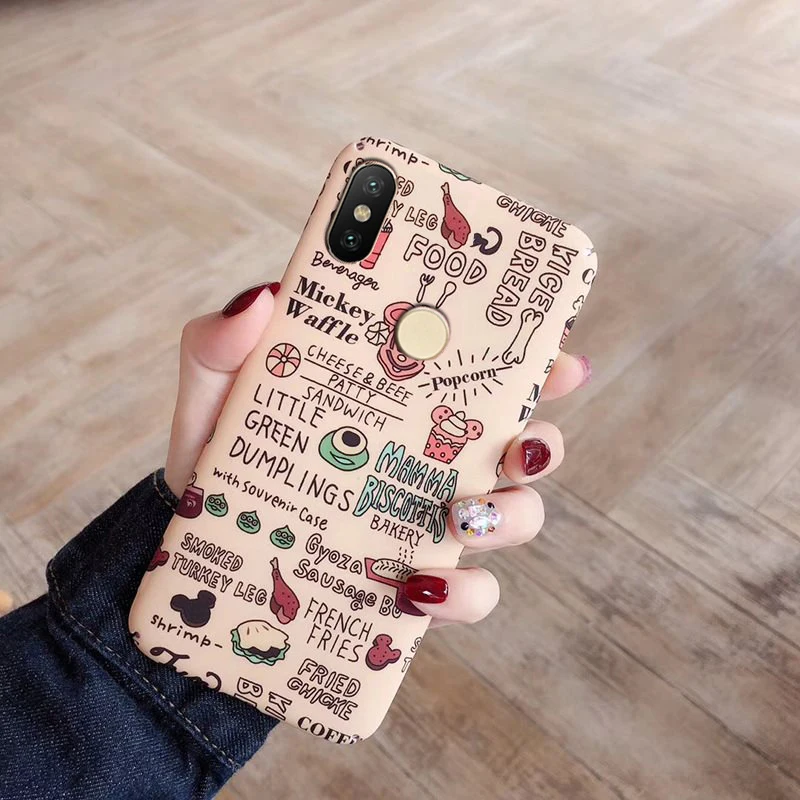 YonLinTan coque, чехол, чехол, для Xiaomi mi 6X A2 mi A2 mi 6X, Роскошный Жесткий чехол из поликарбоната с милым мультяшным цветочным принтом, чехол s