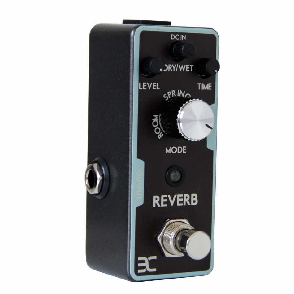 Мини педаль ENO REVERB для гитары с эффектами полностью металлический корпус любые