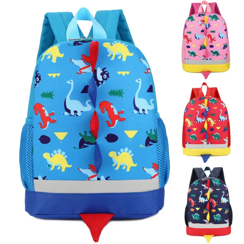 

Baby Girls Bag Backpacks Large Capacity Waterproof Bag Backpack Cartoon Dinosaur Toddler Outgoing Bag
