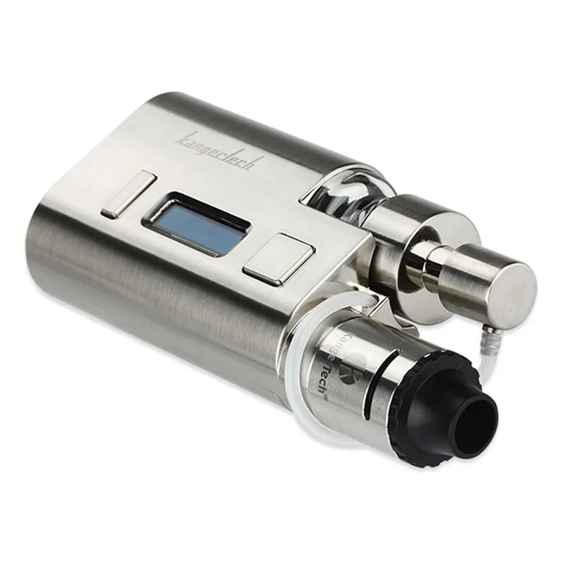 Оригинальный Kangertech 80 Вт DripEZ Starter Kit Box Vape Mod с насосом и Push RBA 0.3Ohm капельная катушка