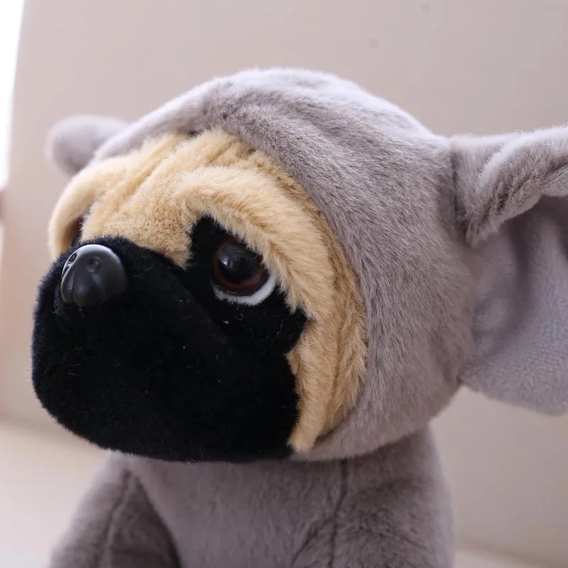 

20CM Stuffed Simulation Dogs Plush Sharpei Pug Lovely Puppy Pet Toy Plush Animal Toy Children Kids Birthday Christmas Gifts