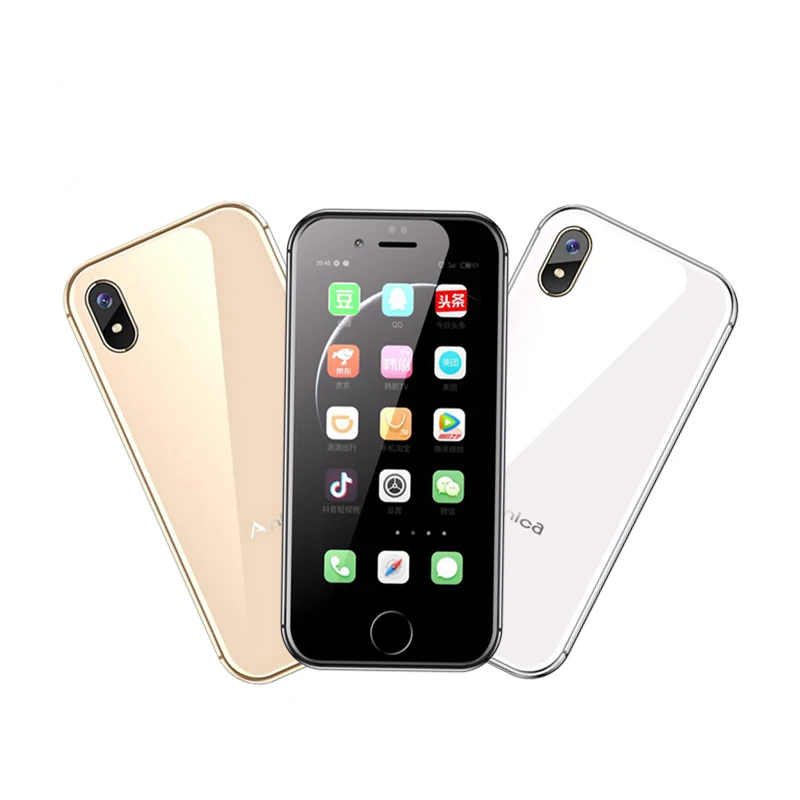 Мини-смартфон Anica I8 GSM WCDMA Android мобильный телефон экран 2 4 дюйма четырехъядерный