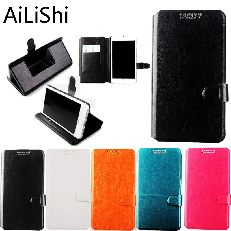 

AiLiShi For Micromax Q415 Q351 Q409 Q379 / Yu Yureka Phone Case Holder Stand With Card Slot Flip Leather Case 5 Colors