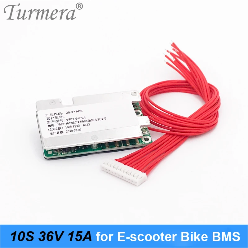 10s 36v литиевая батарея защита питания 10S 36V 42V 15A литий-ионная BMS PCB для