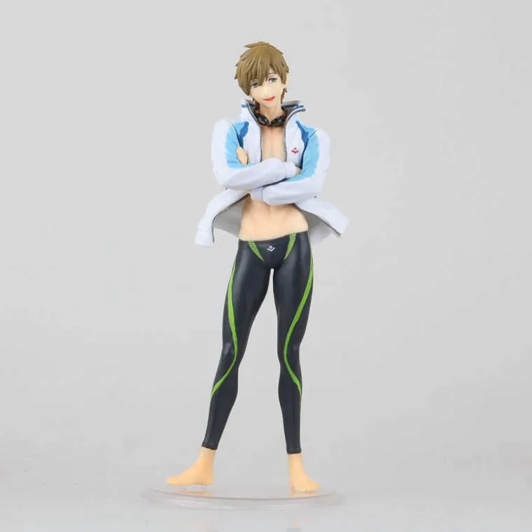 Аниме бесплатно! Тачибана Макото нанасе Харука ПВХ фигурка Коллекционная модель