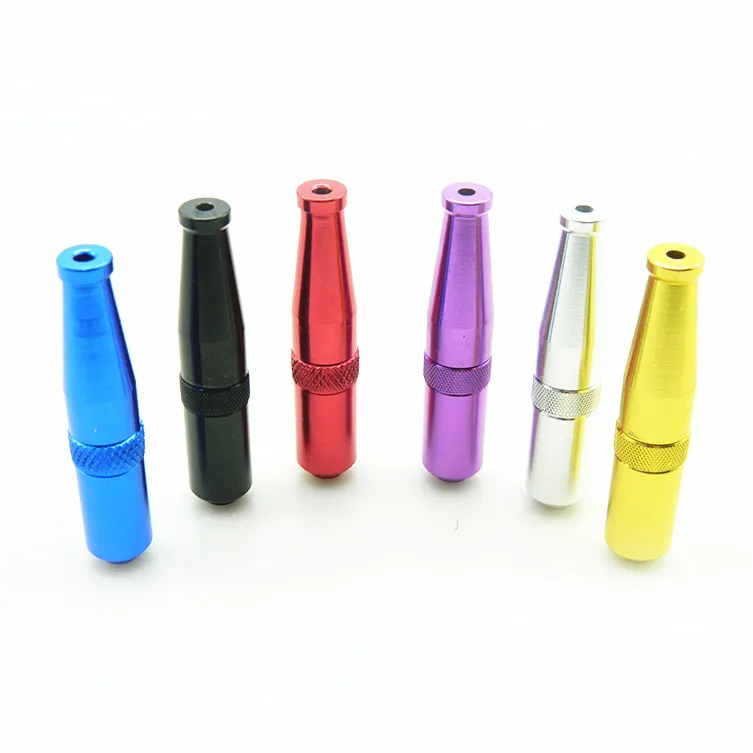 6 шт./лот металлическая мини трубка с рыбьим ртом табачная бутылка для курения