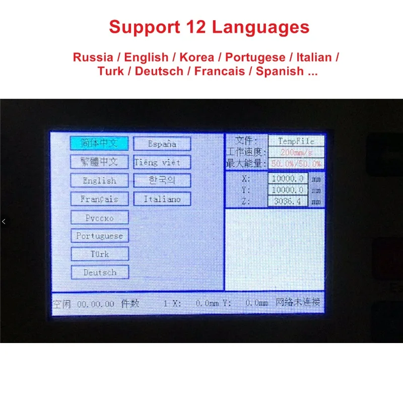 

600*400mm Laser Engraving Machine 80W CO2 Laser Engraver Cutter 6040 for wood