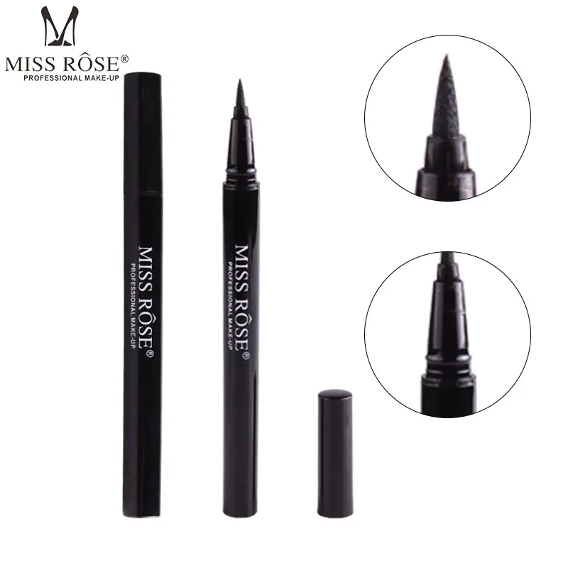 MISS ROSE Черная Подводка для глаз подводка водостойкая женщин макияж контур