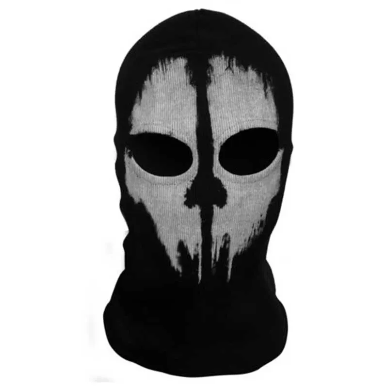 Балаклава с черепом Ghost Высококачественная маска на все лицо для езды велосипеде