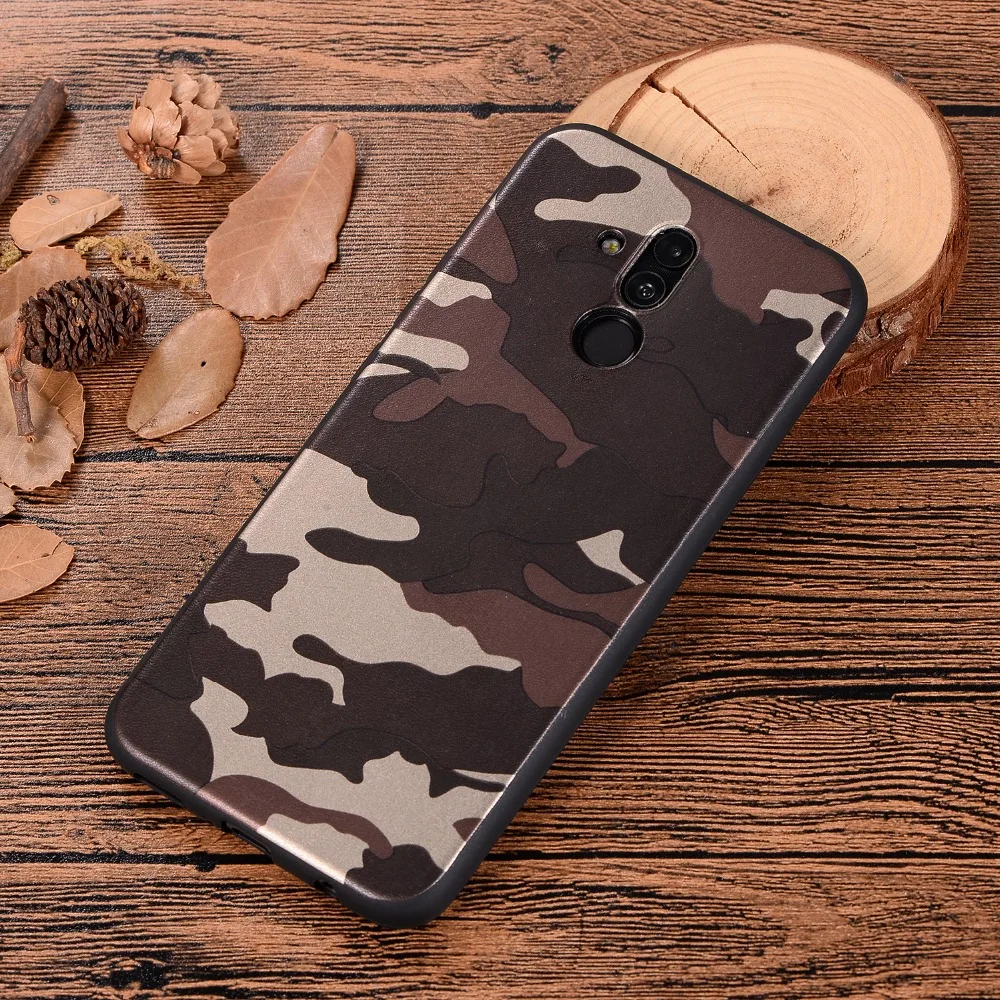 Армейская камуфляжная задняя крышка для huawei mate 20 10 Lite Pro силиконовый чехол для телефона для huawei P10 Lite P20 Pro оболочка чехол Etui осень
