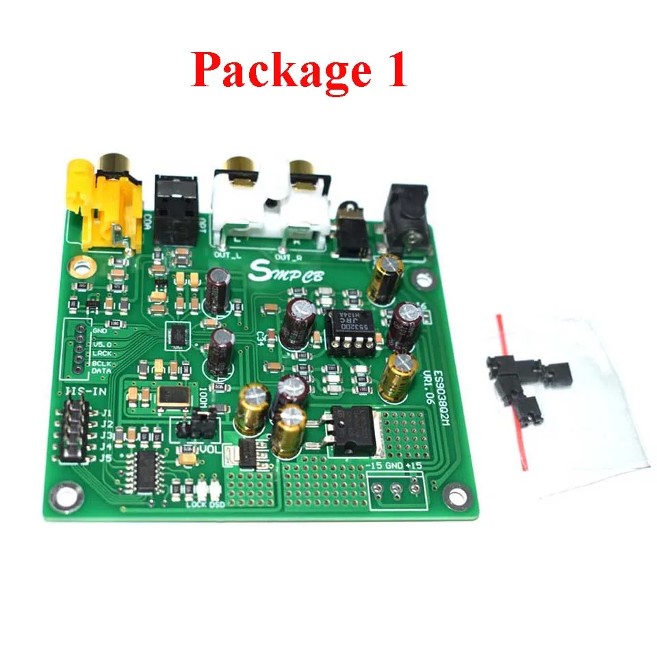ES9038 Q2M DAC DSD декодер поддержка IIS 384 кГц коаксиальный волоконный DOP для усилители Hi Fi