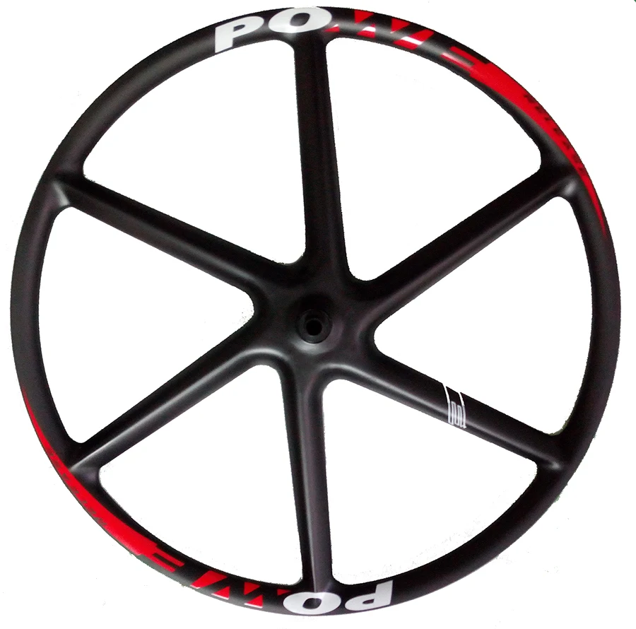 Powerelease 6 спиц 29er hookless Углеродные колеса Горный велосипед колеса mtb 29 дюймов обод 2" колесная 30 мм клинчер шесть спиц диски