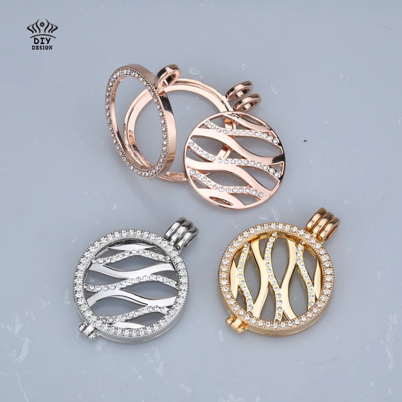 Мой 33 мм ожерелья подвески в виде монет из чистого золота розового цвета: