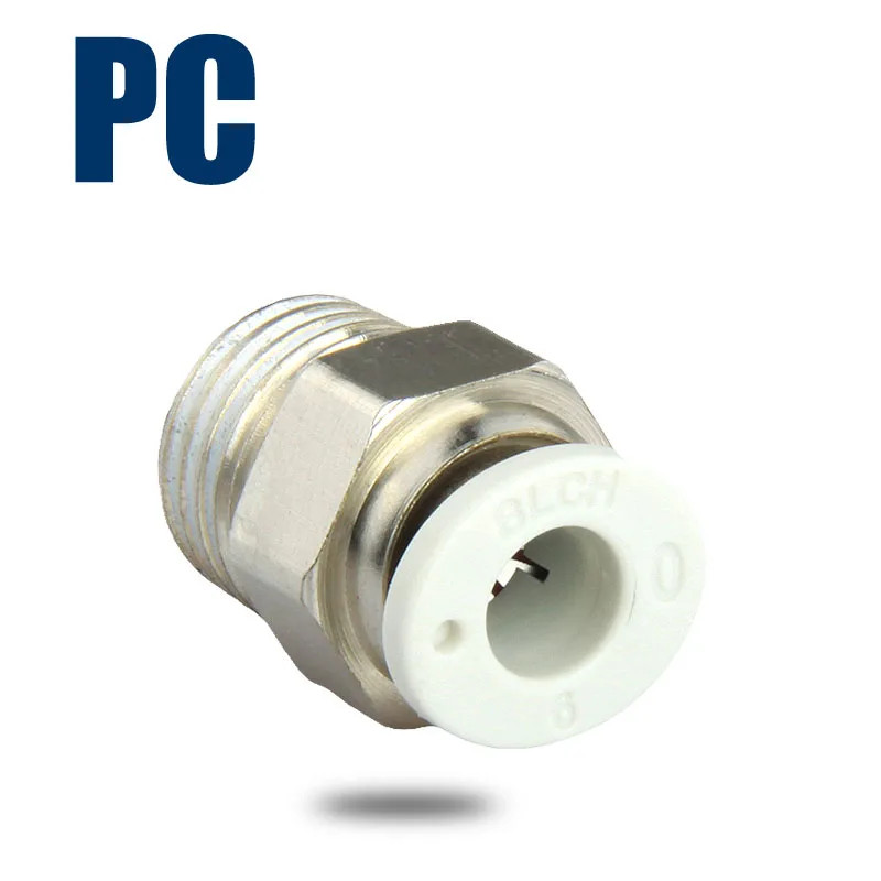 Воздушный Пневматический 10 8 12 6 4 мм шланг 1/4 &quotBSP 1/2&quot 1/8 &quot3/8&quot Мужской резьбовой