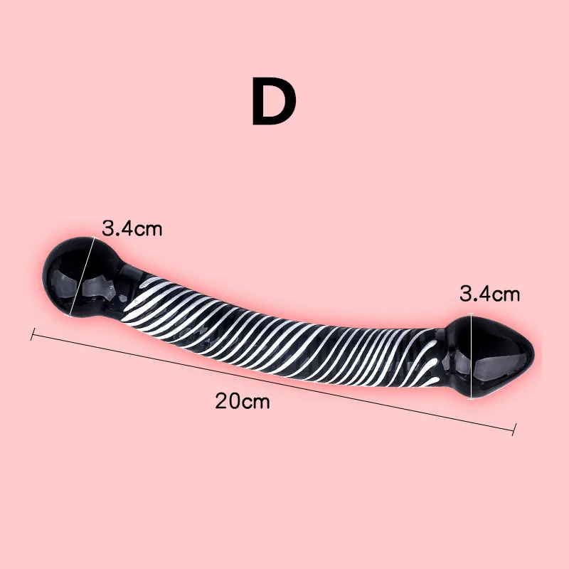 4 Style Black Long Glass Anal Plug Balls Buttplug Double Beads Toys Dildo Adult Ass Dilator Set | Красота и здоровье