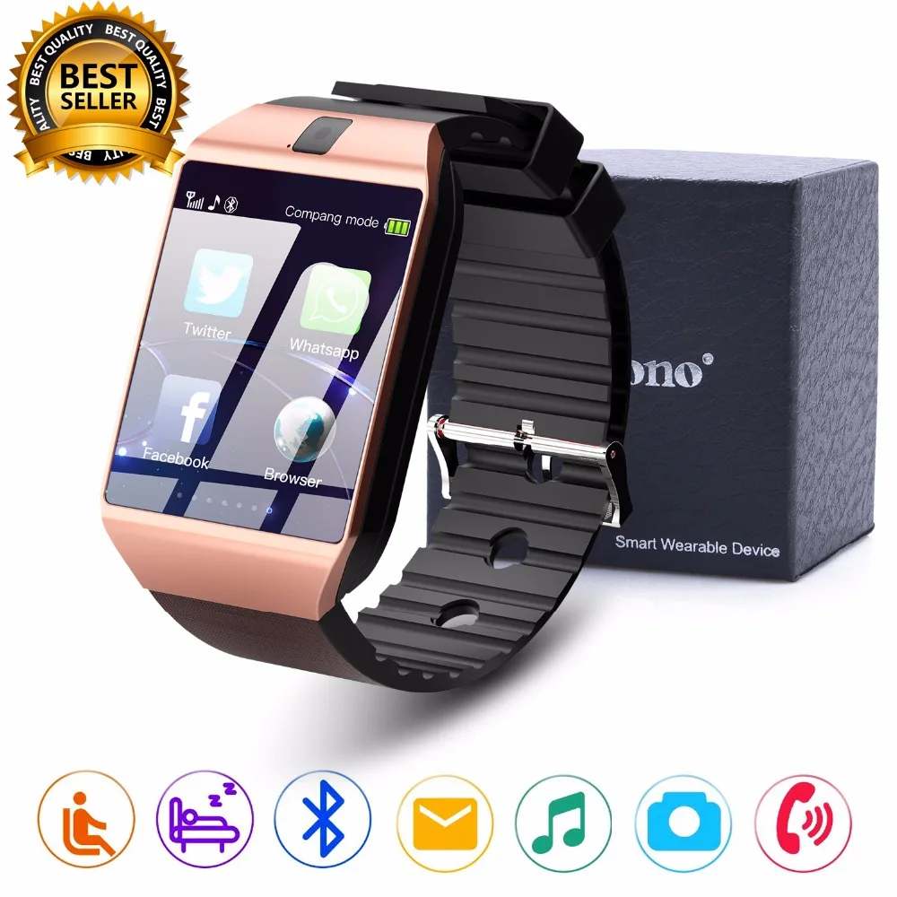 Cawono dz09 Bluetooth Smart Часы SmartWatch relogios смотреть TF sim-карты Камера для iphone Samsung Huawei телефона Android PK Y1 q18