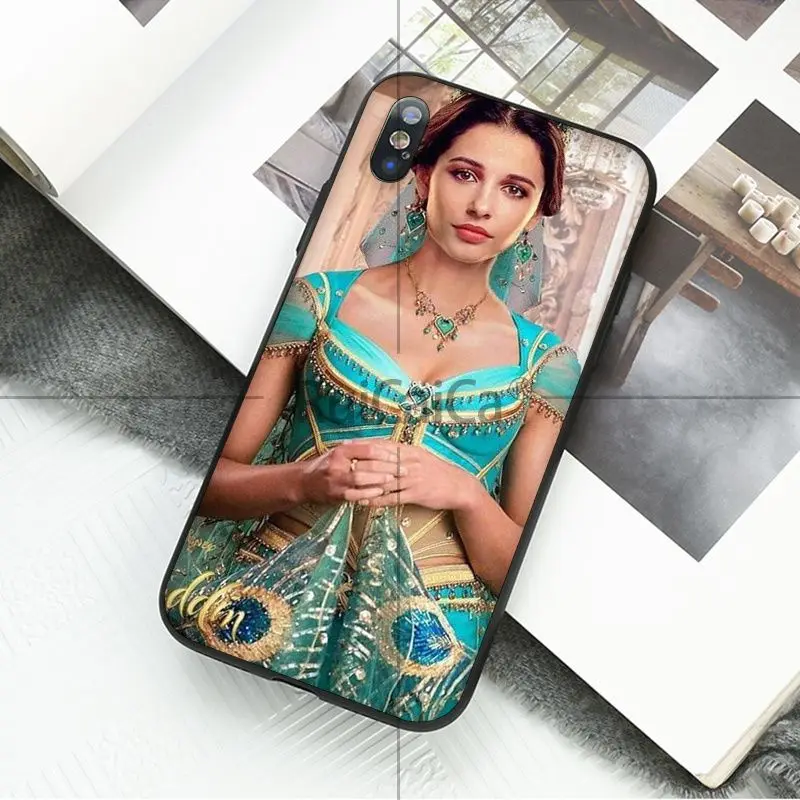 Ruicaica Aladdin черный мягкий чехол для телефона Apple iPhone 8 7 6 6S Plus X XS MAX 5 5S SE XR | Мобильные