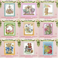 the little bear painting counted cross stitch 11ct 14ct cross stitch set wholesale diy cross stitch kit embroidery needlework