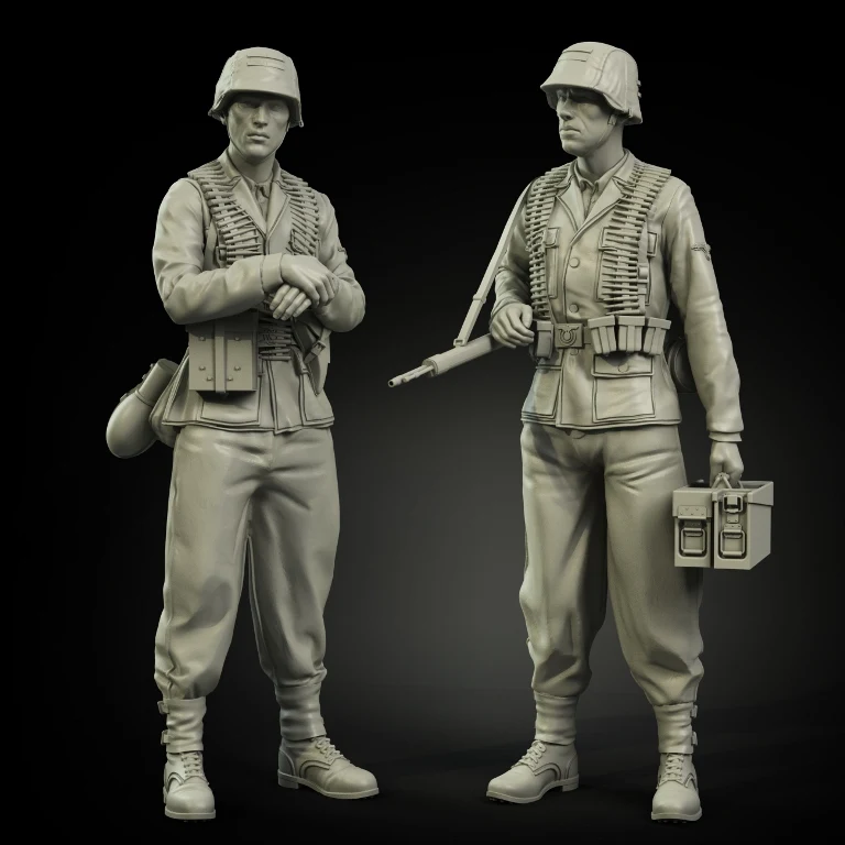 1/35 модельная фигурка из смолы разобранный Неокрашенный набор 894 | Игрушки и хобби